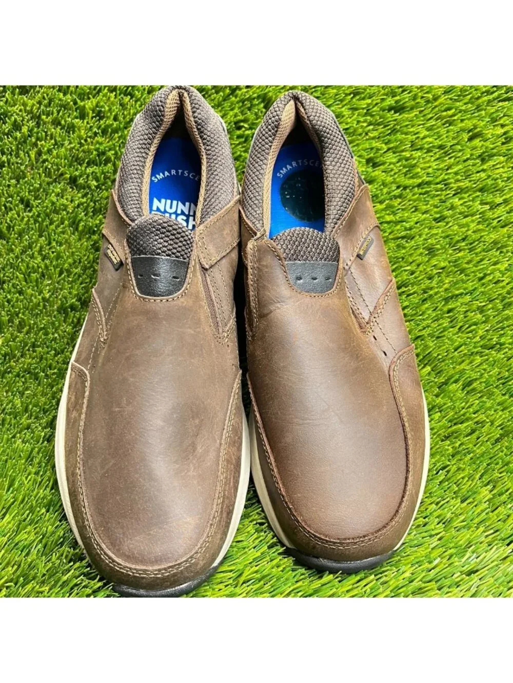 Nunn Bush Excursion Mens Size 8.5M Brown Casual Classic Moc Toe Slip On Shoes